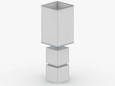 1384 - Table Lamp Low-poly 3D model