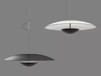 Ginger pendant lamp Low-poly 3D model