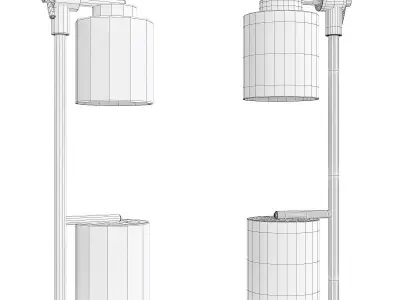 Castro Chantel Table Lamp Low-poly 3D model