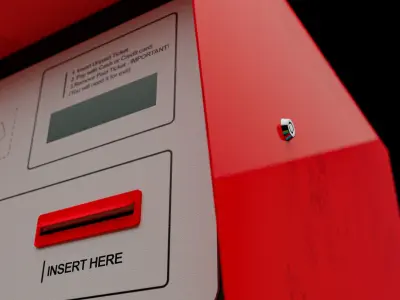 Parking Machine 3D model