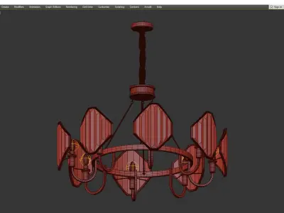 HUGE MODERN Low-poly 3D model