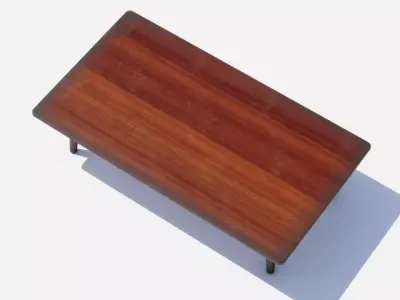 Coffee Table Low-poly 3D model