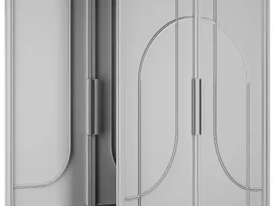 Entrance door set244 3D model