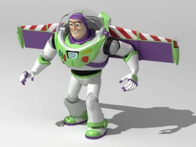 Buzz Lightyear Rigged 3D model