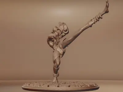 DHALSIM - STREET FIGHTER 3D print model