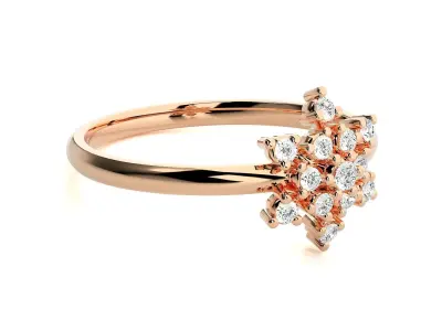 Women ring 3D print model 84