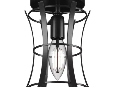 LOFT MEDIEVAL TORCH Low-poly 3D model