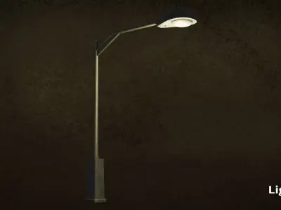 Lamp Street LightPost Series ModernUrbanLux LT2 N2 - G2 3D model