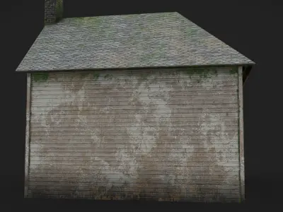 House 04 - Abandoned Low-poly 3D model