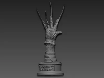 Freddy Krueger hand 3D print model