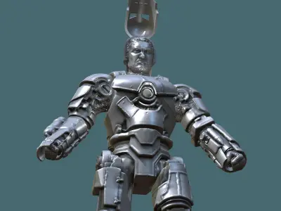 IRONMAN MARK 1 INSPIRITED ARTICULATED ACTION FIGURE 3D model