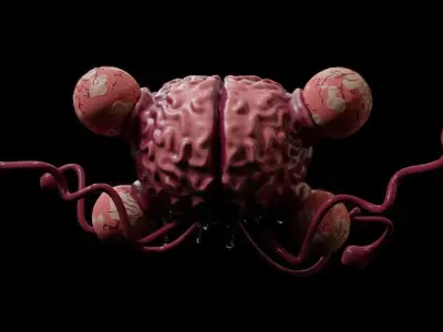 Brain Monster - Cerebro Monstro 3D model