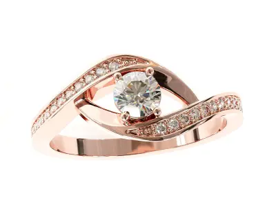 Engagement  Ring 3D print model purchase