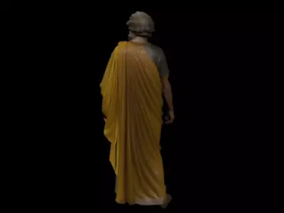 Ancient Greek and Roman clergy 3D model