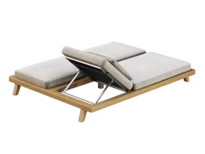 Sanday Double Daybed  3D model