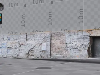 BRICK wall model - high quality 3D model