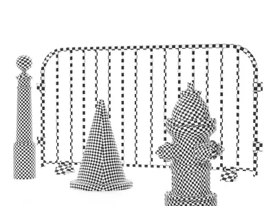 Urban Pack 1 Low-poly 3D model