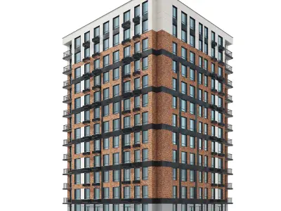 Residential Building 004 3D model