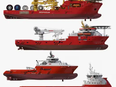  Collection of Offshore Construction Vessel OCV 