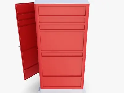 Portable toilet v3 3D model