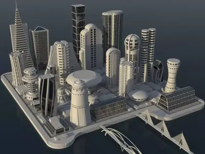 Future City Maya  3D model