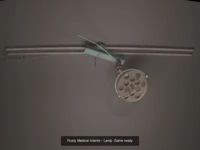 Rusty Medical Hospital Interior  3D Model Pack