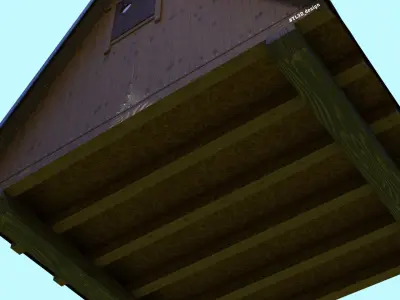  Glamping cabin - Glamping house 3D model