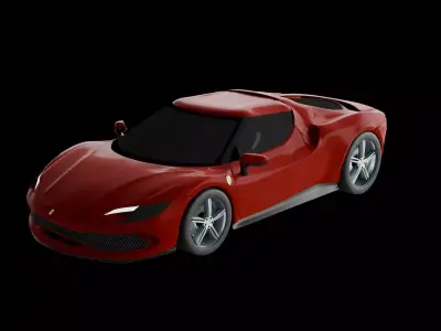 FERRARI 296 GTB 3D model