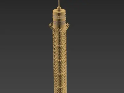 Cairo Tower 3D Model 3D model