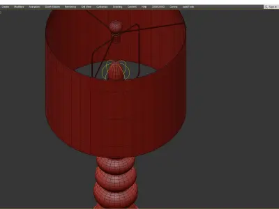 Heathfield Co Blanca Table Lamp Low-poly 3D model