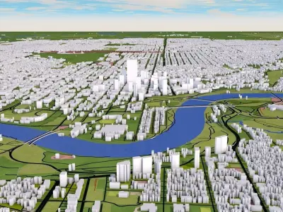 Edmonton City 3D model