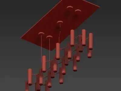 Delightfull chandelier 3D model