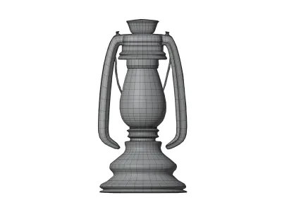 An old lamp 3D model