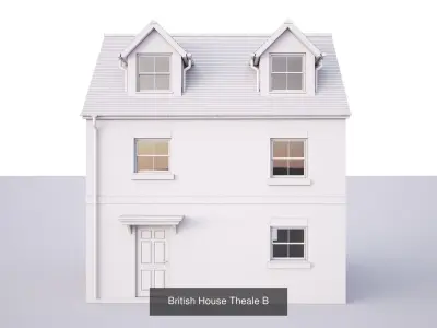 British House Theale collection 3D Model Pack