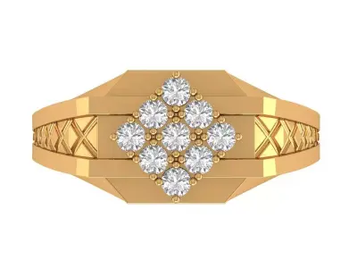 Gents Ring 3D print model shop