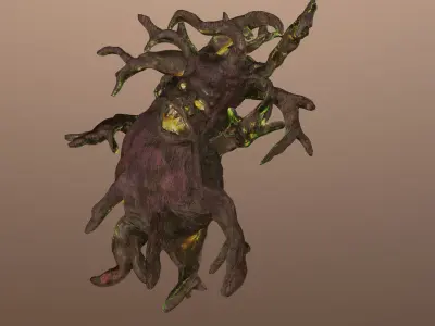 Monster Ugly Tree Low-poly 3D model