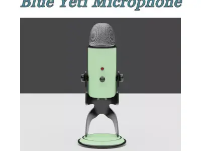 Blue Yeti Microphone  Free low-poly 3D model
