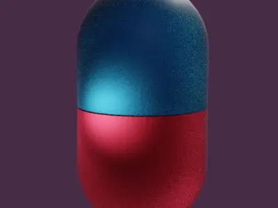 Pills 3D model