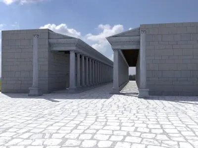 Roman Ancient City 3D model