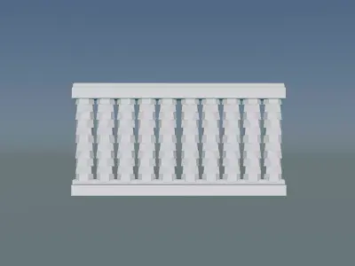 3D Concrete Baluster 3D print model