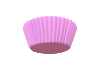 Cupcake Case v1 004 Low-poly 3D model