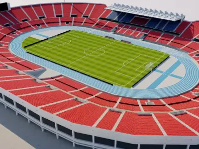 Estadio Nacional de Chile 3D model