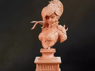 Rogue Bust I XMen 3D print model