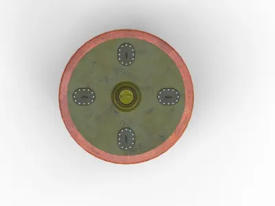 mooring buoy Free low-poly 3D model