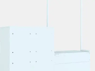 NORDLI Chest of 8 drawers 1 Low-poly 3D model