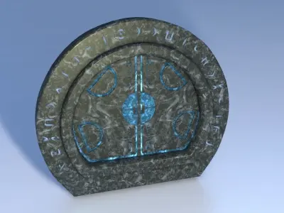 Chamber Outside Door Free 3D model