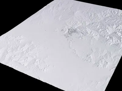 Zhangjiakou China City Landscape 3D Model 3D model