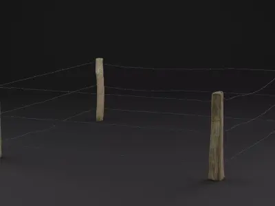 Fence Post 3D model