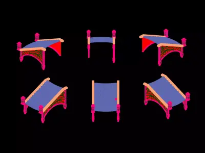 Moon City - Stairs 01 3D model