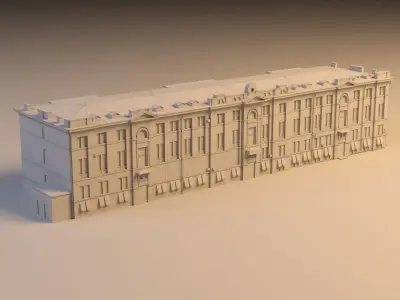 Building set 001 3D model